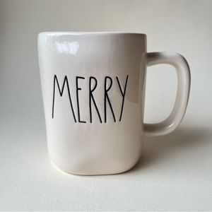 Rae Dunn Artisan Collection By Magenta Coffee Mug Merry Holiday Christmas
